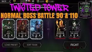 Twisted Tower Normal Boss Battle 90 & 110+Reward| Got My First Tower Rare Piece 😍|MK Mobile Gaming