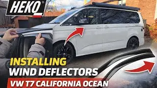 VW T7 California Ocean: HEKO Wind Deflectors Fitted! (Worth It?)