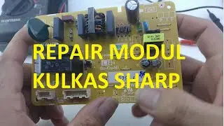 Repair modul pendingin lemari es Kulkas Kirei sharp