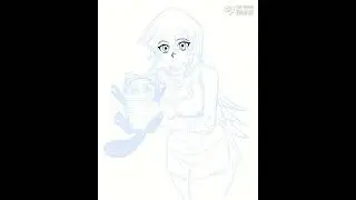 Cupsy Yummy and Alexis Rhodes timelaps / speedpaint