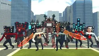 TRI TITAN UPGR ,UPGRADED TITAN CAERAMAN ,CAMERAMAN TITAN VS ASTRO HYDRA ,SKIBIDI In Garry's Mod