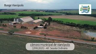 (29.10.25) - QUADRAGÉSIMA SESSÃO ORDINÁRIA