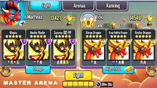 NEW! Flame Titan Dragon, MASTER ARENA | DRAGON CITY Gameplay 2022 😍
