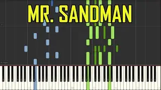 Mr. Sandman - The Chordettes [Synthesia Piano Tutorial]