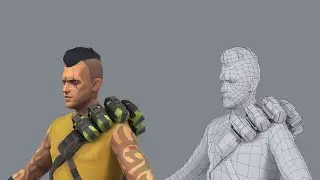 Stylized Survivor Character - Racer