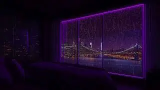 Urban Rain Ambience Playlist | Calm City Rain Sounds for Focus & Mental Clarity