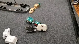Crashworld Rc Raceway. Caravan Carnage 25. 3 Wheelers Robin Reliant  Heat 2. 28th December 2025