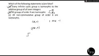 Q:-31 CSIR NET/GATE/IIT JAM GROUP THEORY SOLUTION SERIES BY S.DHIMAN EPIC MATHEMATICS