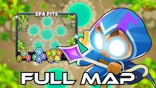 Bloons TD 6: Spa Pits | Gameplay Walkthrough FULL MAP | No Commentary