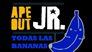 Ape out Jr.🐵 Los 24 niveles Todas las Bananas🍌🍌🍌 Devolver Bootleg