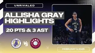 ALLISHA GRAY 20 PTS vs VINYL HIGHLIGHTS | UNRIVALED BASKETBALL 2025