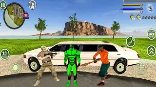 Green DeadPool Rope Hero Vice Town Simulator #19 - Android Gameplay