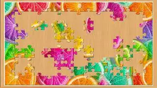 Vibrant Citrus Slices🍊🌈//#citrusdelight #colorfulslices #fruitlover #vibrantvibes @puzzlezone2080 