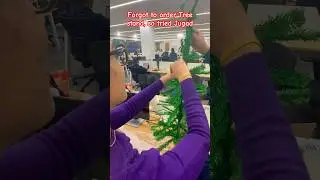 Christmas Tree Decoration in Office #christmas #decoration #celebration #shorts