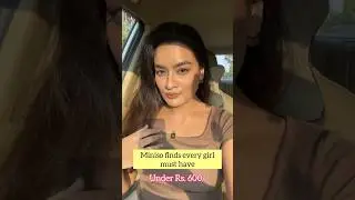 Miniso finds every girl must have ￼under Rs. 600 | Affordable haul #shortsindia #musthaves