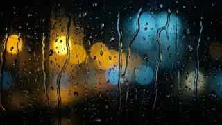 Heavy Rain on Window 🌧️ 2 Hours Rain Sounds for Deep Sleep | Part 1