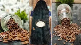 Flax Seeds Gel For Long Hair growth Hair / Flax Seeds Shampoo At Home remedy, Flaxseeds Spray 