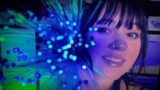ASMR Fiber Optic Personal Attention | 10 Minutes | light triggers, face brushing, soft sounds