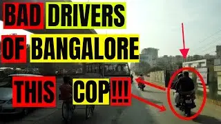 Bangalore traffic police vs bikers | four people riding on a bike | How not to take a U Turn