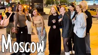 Arbat Street. Moscow, Russia