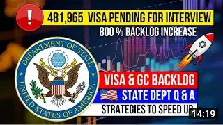 US IMMIGRATION / US CONSULATE VISA & GREENCARD BACKLOG / STRATEGIES TO SPEEDUP PROCESS.