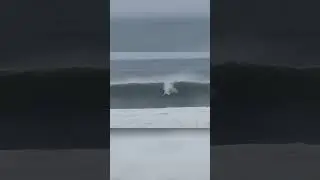 Surfer's Wild Ride: Epic Waves, Close Calls, and Jet Ski Rescue! #shorts