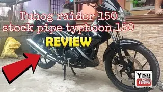 MOTOPOSH TYPHOON 150 Tunog Raider 150