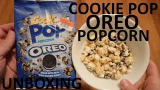 Unboxing Cookie Pop Oreo Popcorn 1 OZ Bag