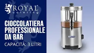 Cioccolatiera professionale da bar Royal Catering RCSS-3 | Presentazione del prodotto