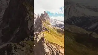 Discover Seceda, Italy, a breathtaking alpine paradise! 🏔️#seceda #travel #nature #mountainlife