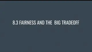 8.3 Fairness and the  big  trade-off | simple economic lessons