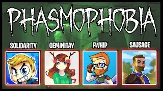 I Played MORE Phasmophobia And This Happened.. | Ft. GeminiTay, FWhip & Sausage