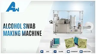 High Speed Alcohol Swab Making Machine | 600 Pcs/min. | Alliedway India
