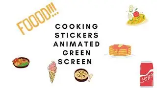 FREE Animated Food Green Screen Stickers #2