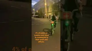 4% of the public in London use 🚲 to commute #cycle #cycling #shorts #shortvideo #shortsvideo