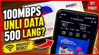 VERY AFFORDABLE UNLI HIGH SPEED INTERNET - 500PHP LANG?