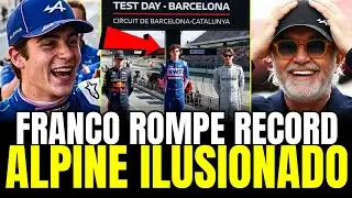 Franco Colapinto CERRÓ con una SHOCKEANTE Actuación en Barcelona Test | F1 ALPINE