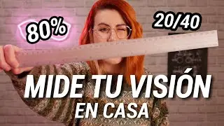 CÓMO MEDIR TU AGUDEZA VISUAL EN CASA || La E de Snellen