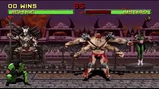 Reptile vs. Kintaro BOSS Battle | Mortal Kombat 2