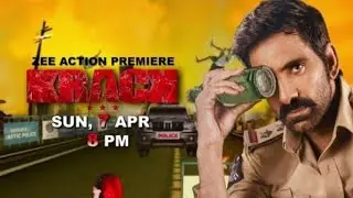 ZEE ACTION PREMIERE || KRACK🔥7 APRIL 8PM SUN || ON ZEE ACTION PAR 💯👍