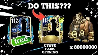 DO THIS!!! UTOTS PACK OPENING & MAKE 80 MILLIONS COINS | FIFA MOBILE 23