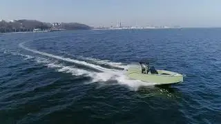 Futuro Boats ZX25 on the Polish coast.