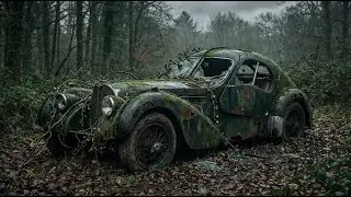 ASMR Car Restoration! 1932 Bugatti Atlantic Full Restoration