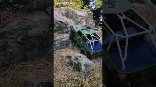 Axial SCX6 8S 개조 후 배산에서&hellip; 드라이브 테스트SCX6 8s has monster power. it&rsquo;s so slowly and smoothly.#rockclawler
