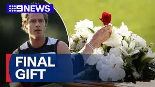 Late Brisbane Lion sports star praised for final selfless act | 9 News Australia