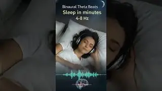 Deep Sleep in 3 Min 💤 Stop Overthinking (Theta Waves)