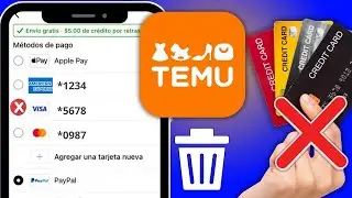 Come eliminare la mia carta di credito o di debito TEMU