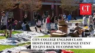 City College English class hosts free gift exchange event to give back to community
