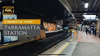 Parramatta Station | 🇦🇺 Sydney Australia 2021 | Cinematic Tour【4K】