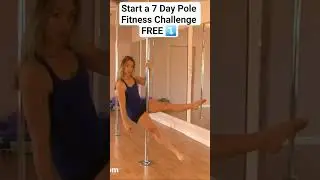Online Pole Fitness Dancing Lessons are great to teach yourself how to Pole dance. #poleclass